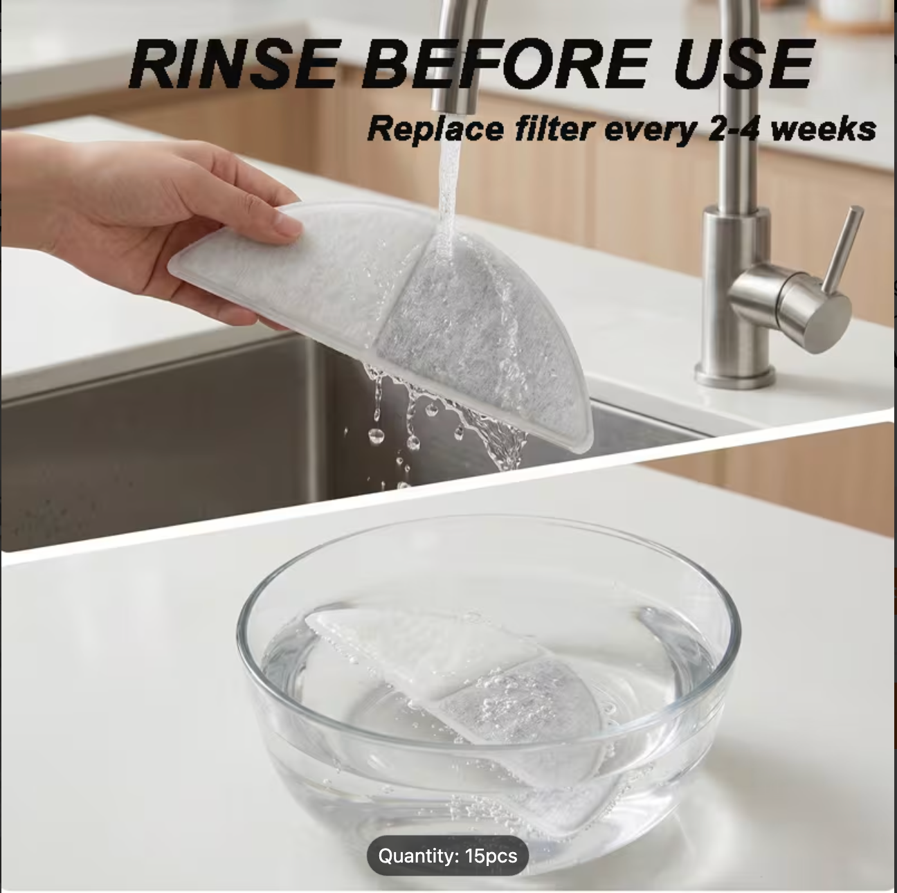 Replacement Filter Pack x15pcs – Add to Your Fountain