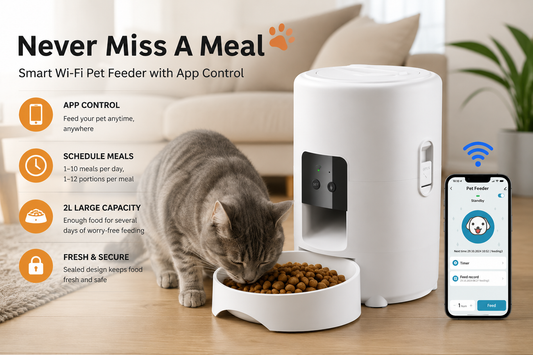 SmartFeed™ Pro Camera Pet Feeder