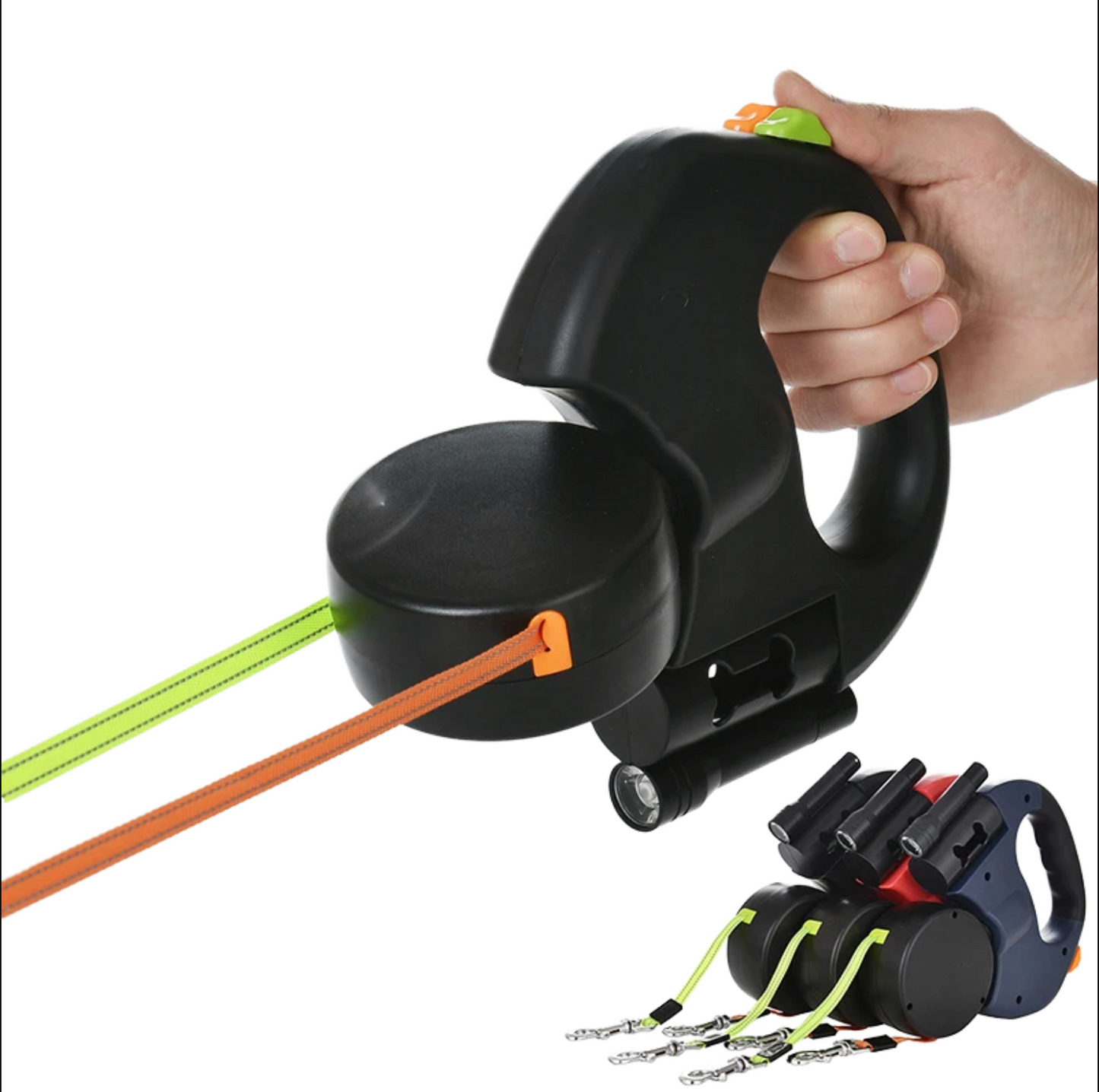 Double Walk Pro™ – 4-in-1 Dual Dog Leash System