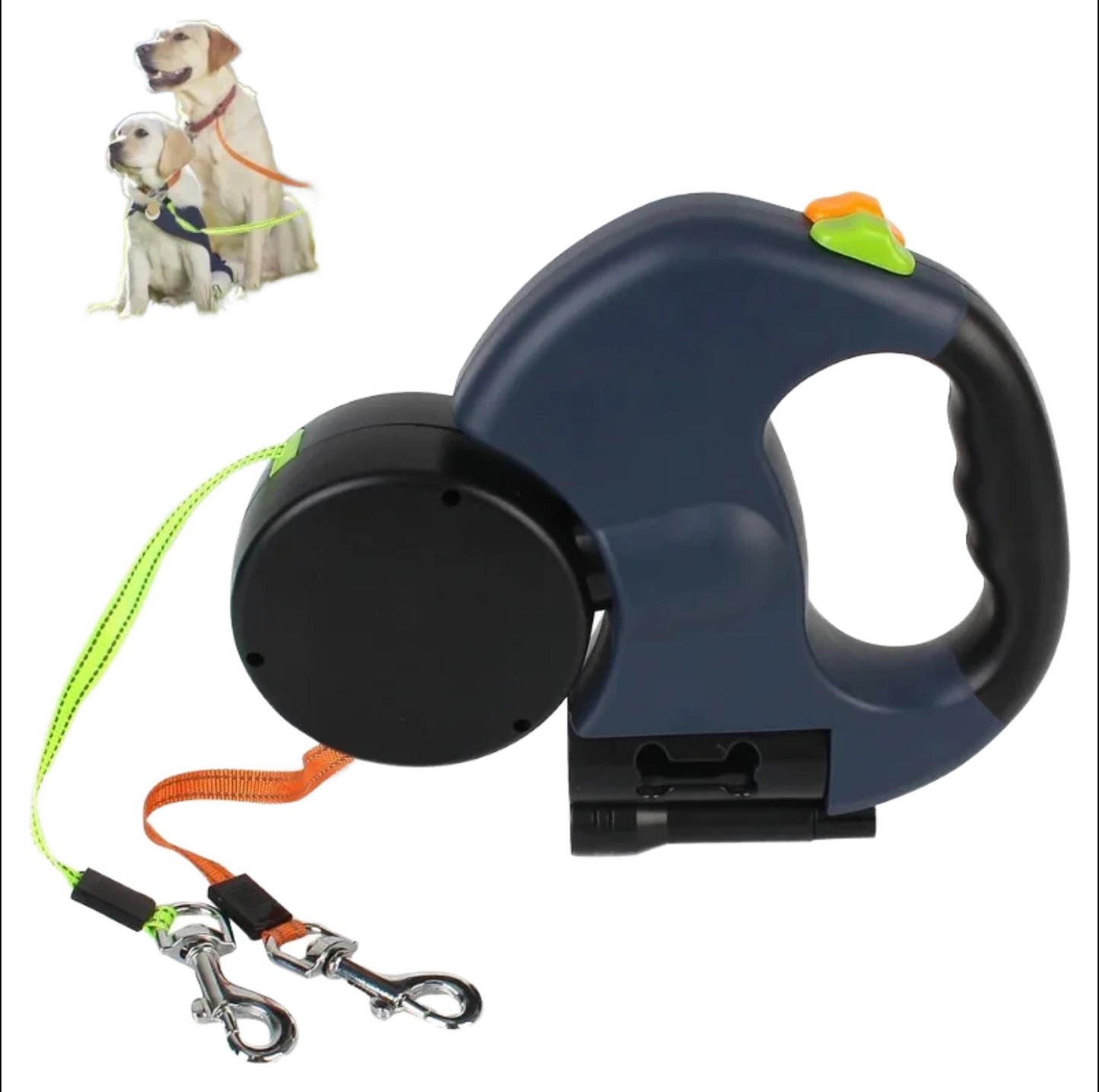Double Walk Pro™ – 4-in-1 Dual Dog Leash System