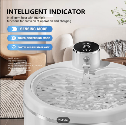 AquaPaw Flow™ — Smart Wireless Pet Fountain
