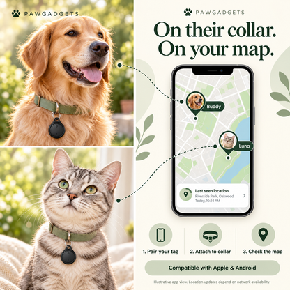 PawPin™ — Smart Pet Location Tag