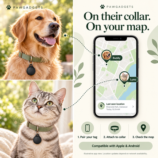 PawPin™ — Smart Pet Location Tag